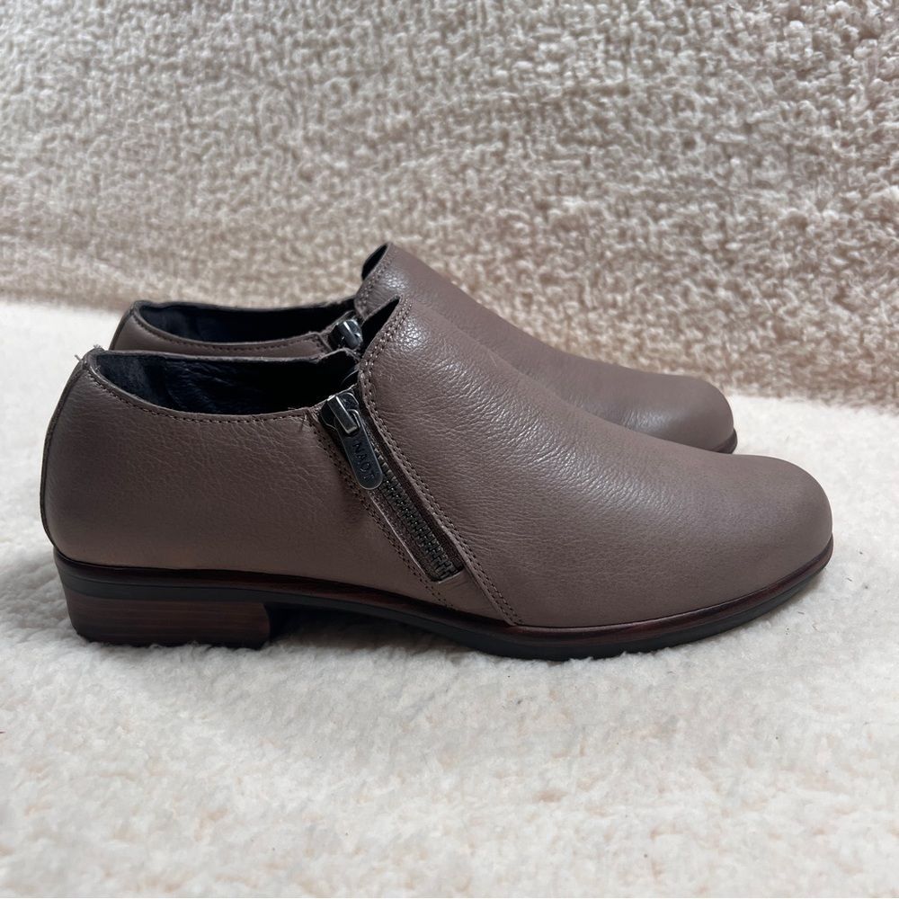NAOT Autan Taupe Leather Loafers women’s 7.5